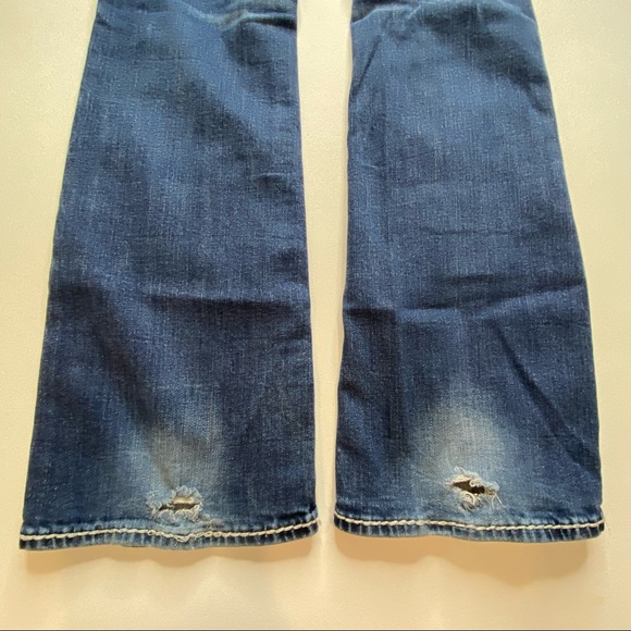 Rock Revival Shelly Boot Western Distressed Jeans - Picture 8 of 16